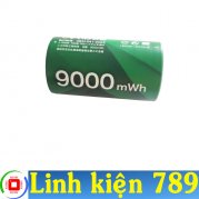 Pin sạc cỡ D 1.5V Pin đại size D 9000mWh 6AH 60x32mm sạc TYPE C